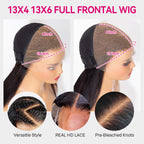 13x4 Pre Everything Crimps Curl Crimped Deep Waves High-volume Look Lace Frontal Wig 150% Density Beginner Friendly