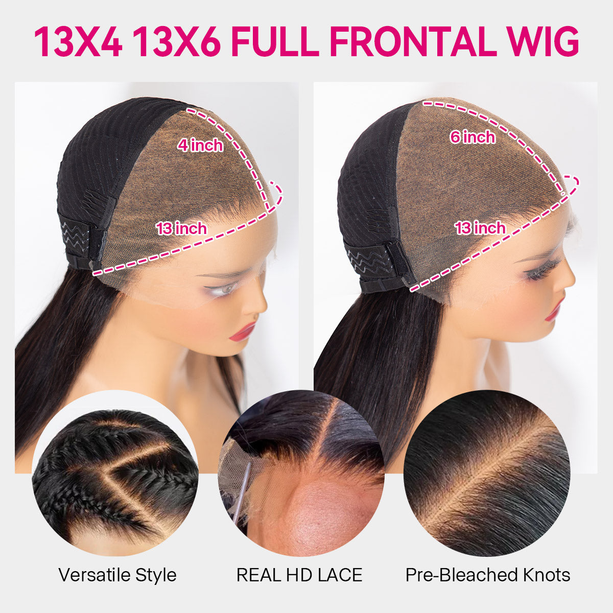 13x4 Pre Everything Crimps Curl Crimped Deep Waves High-volume Look Lace Frontal Wig 150% Density Beginner Friendly
