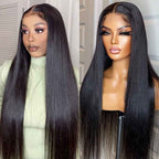 Super Natural Hairline Glueless Wig Silky Straight 13x4 Frontal Lace Ready To Go Human Hair Pre-Cut Lace