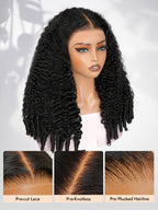Wear Go Wig Full Curly 7x5 13x4 HD Glueless Wigs Burmese Curly 250% Density Water Wave Human Hair