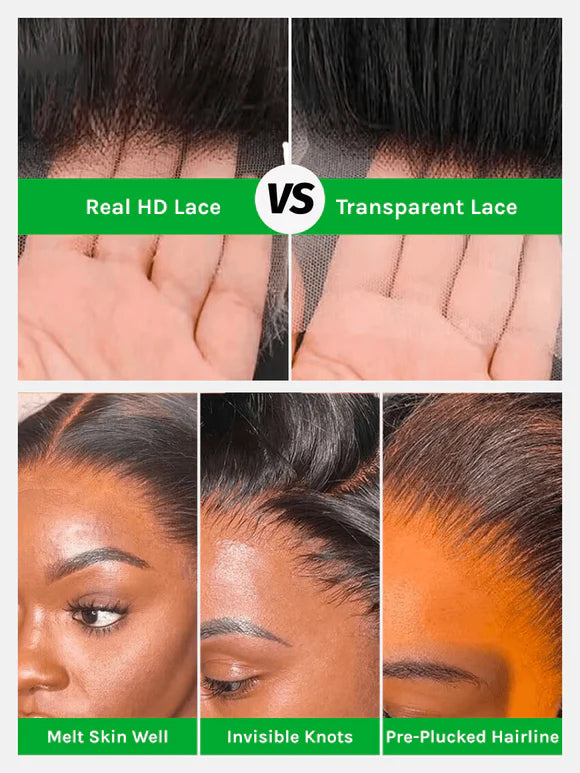 Elegant 7x5 Pre Cut Side-Part Yaki Straight Lace Part Glueless Drawstring Wig With Blowout Face-framing Feathered Layers Ready to Go Beginner Friendly