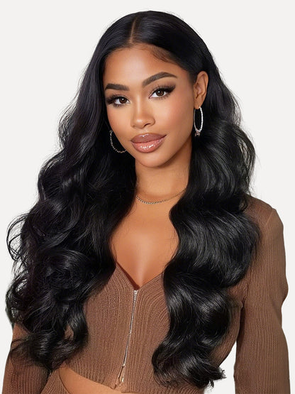 Wear Go Wig Body Wave Hair 13×4 Glueless 13×6 HD Lace Front Wig 180% Density Human Hair Pre Plucked
