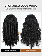 Wear Go Wig Body Wave Hair 13×4 Glueless 13×6 HD Lace Front Wig 180% Density Human Hair Pre Plucked