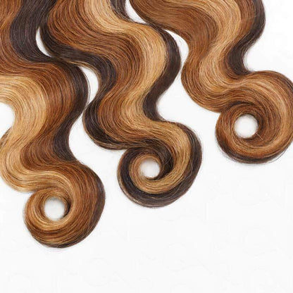 Piano Color Body Wave Boho Bulk Hair for Braiding Bundles Hair Extensions