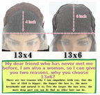 Lace Front Wig Human Hair 13x6 HD Body Wave Pre Plucked 180 Density 10A Glueless Wigs