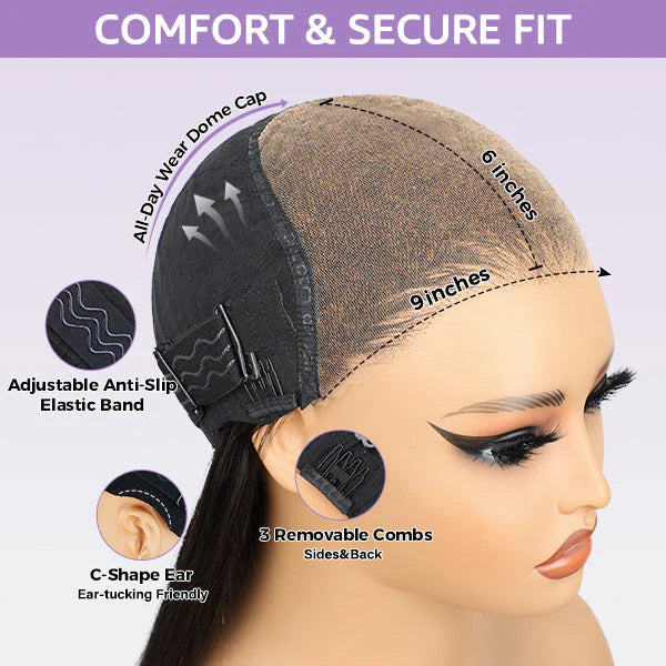 Chocolate Brown 7X5 Lace Glueless Body Wave Wigs Layered Cut Face Framing Wear Go Wig Human Hair Wig