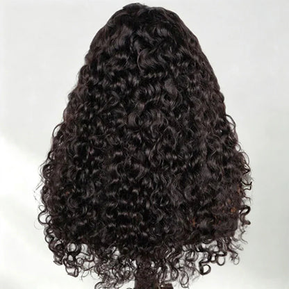 [WEAR GO HALF WIG] boohair New In Beach Curly Half Wig Seamless Flip Over Drawstring Glueless Wig Beginner Friendly