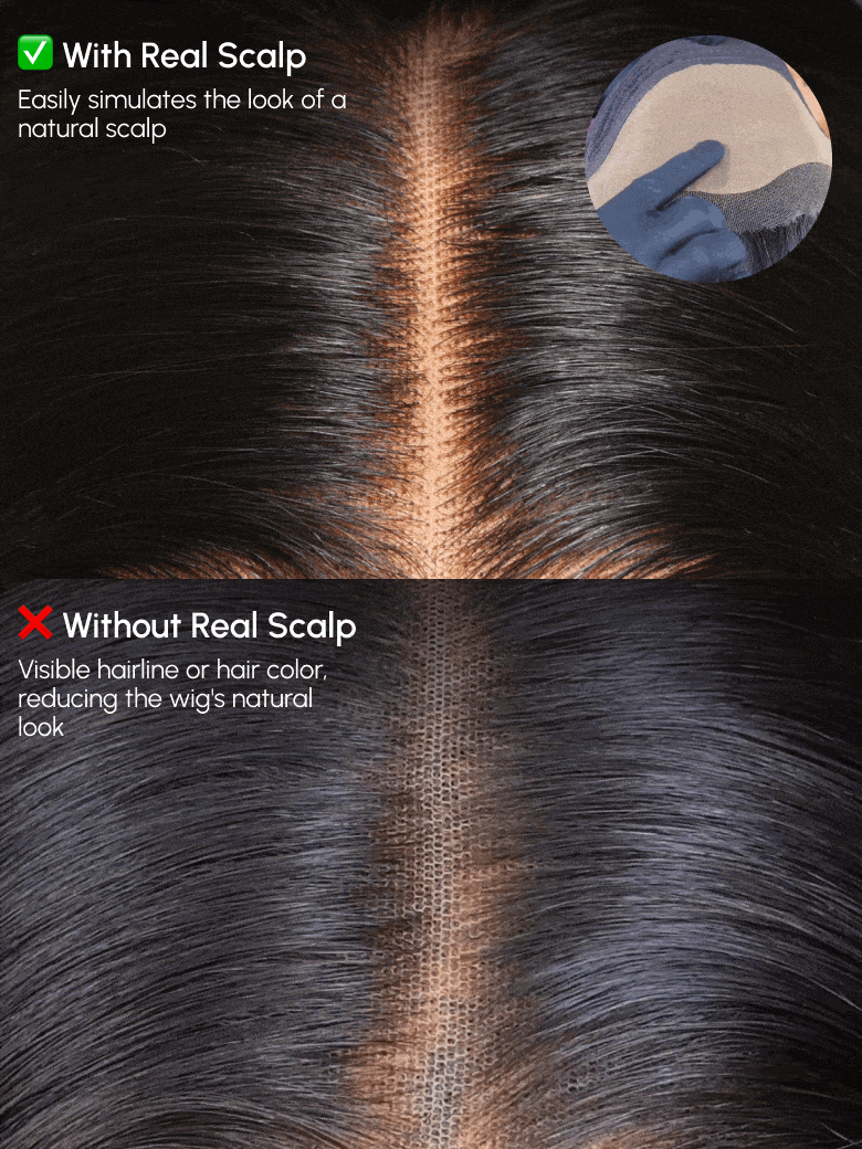 5x5 Glueless Wigs Human Hair Body Wave Lace Front Wigs Put On and Go Glueless Wig with Pre-plucked