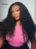 Deep Wave Curly Hair Wig 13x6 Lace Front Wig Human Hair Natural Color Curly Wigs