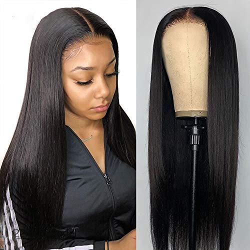 Super Natural Hairline Glueless Wig Silky Straight 13x4 Frontal Lace Ready To Go Human Hair Pre-Cut Lace