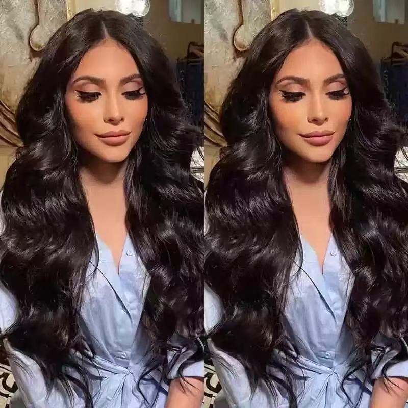 Bye Bye Knots 13x4 HD Lace Closure Put On and Go Body Wave Wig Pre Bleached Invisible Knots Glueless Wig