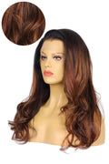 PreCut 13x6 HD Lace Ombre Brown Dark Roots Wear Go Glueless Wave Wig Body Wave Hair