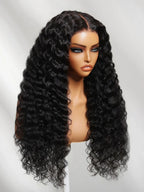 13x4 Pre Everything Crimps Curl Crimped Deep Waves High-volume Look Lace Frontal Wig 150% Density Beginner Friendly