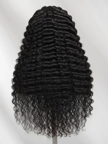 13x4 Pre Everything Crimps Curl Crimped Deep Waves High-volume Look Lace Frontal Wig 150% Density Beginner Friendly