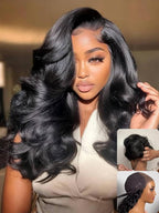 Pre Styled Efortless Chic Layer 7x5 Pre Cut Lace Frontal Wig 200% Density Face Framing Peacock Curls Glueless Ready To Wear Wig