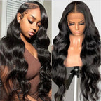 13*4 HD Lace Front Wig Glueless Closure Wig Body Wave 180% Density Human Hair Wigs with Baby Hair