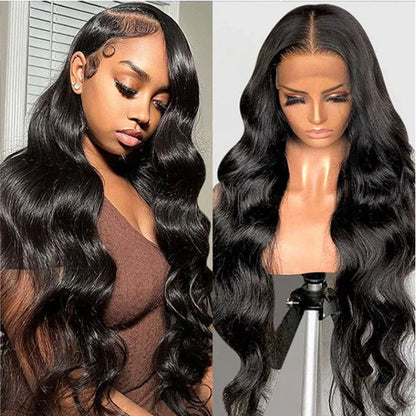 13*4 HD Lace Front Wig Glueless Closure Wig Body Wave 180% Density Human Hair Wigs with Baby Hair