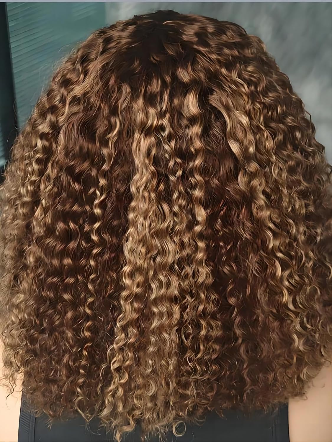 Honey Blonde Short Kinky Curly Wear Go Glueless Wigs Human Hair Highlight Bob Wig 180 Density Ombre Pre Cut Transparent Lace Wigs