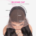 13x4 Body Wave Transparent Lace Front Wigs Human Hair Pre Plucked HD Lace Frontal Glueless Wigs with Baby Hair Natural Black