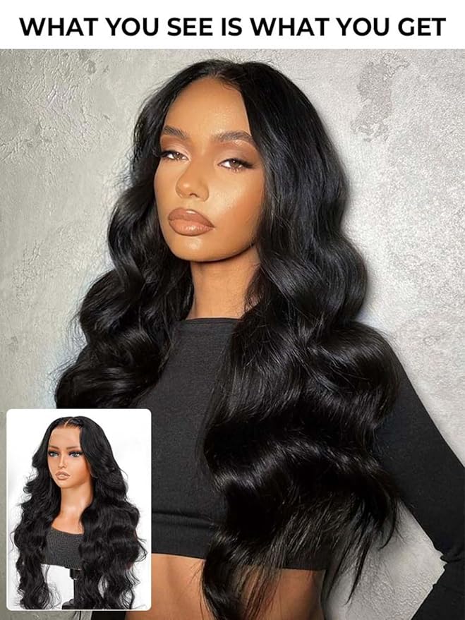 Body Wave 13*6 HD Lace Frontal Wig Glueless Human Hair Ready To Wear Pre Plucked New Upgrade Single Knot Wigs  Easy Install