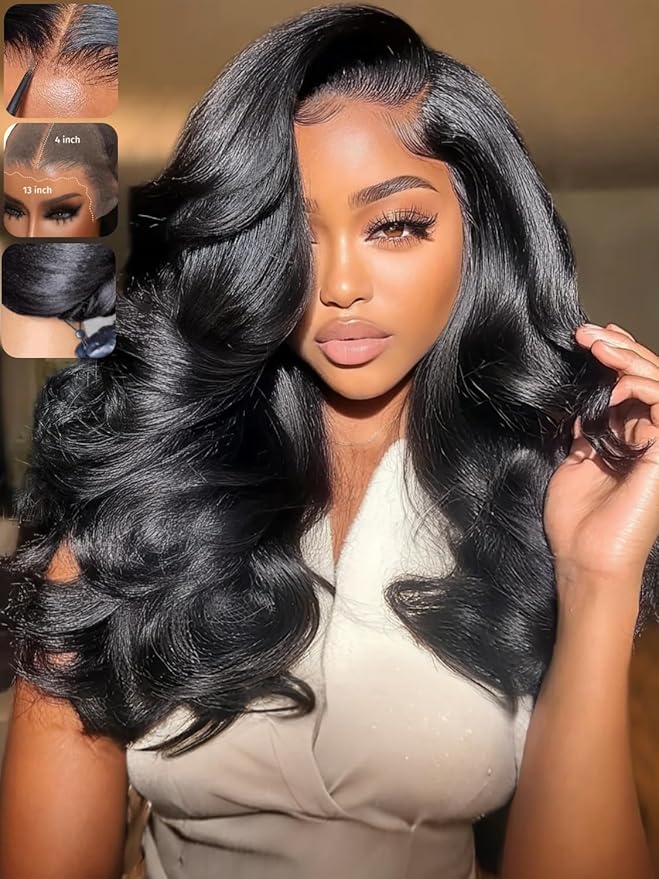 Pre Styled Efortless Chic Layer 7x5 Pre Cut Lace Frontal Wig 200% Density Face Framing Peacock Curls Glueless Ready To Wear Wig