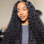Water Wave HD Lace Front Wig Wear Go Glueless 5x5 Closure Pre-Cut Human Hair Transparent Lace Wigs