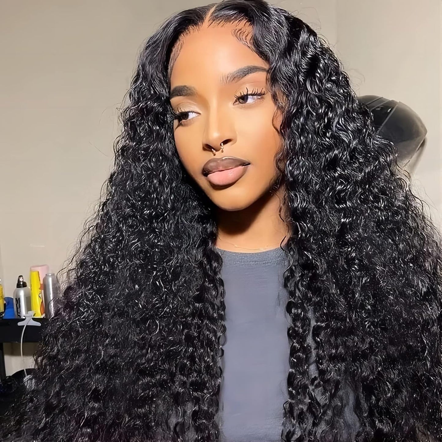 Water Wave HD Lace Front Wig Wear Go Glueless 5x5 Closure Pre-Cut Human Hair Transparent Lace Wigs