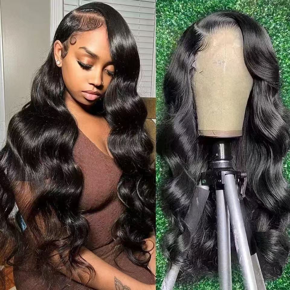 13*4 HD Lace Front Wig Glueless Closure Wig Body Wave 180% Density Human Hair Wigs with Baby Hair