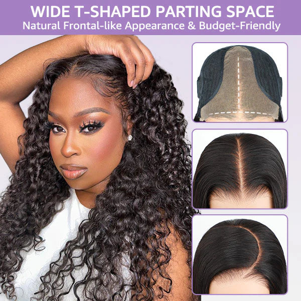 Wear Go Wig Full Curly 7x5 13x4 HD Glueless Wigs Burmese Curly 250% Density Water Wave Human Hair