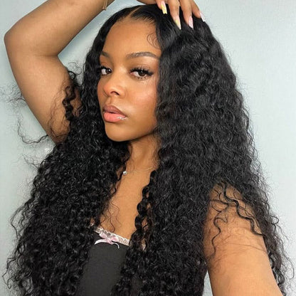 Wear Go Wig Full Curly 7x5 13x4 HD Glueless Wigs Burmese Curly 250% Density Water Wave Human Hair