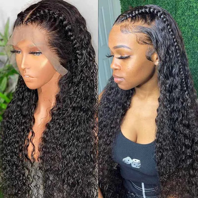 13x4 Pre Everything Crimps Curl Crimped Deep Waves High-volume Look Lace Frontal Wig 150% Density Beginner Friendly