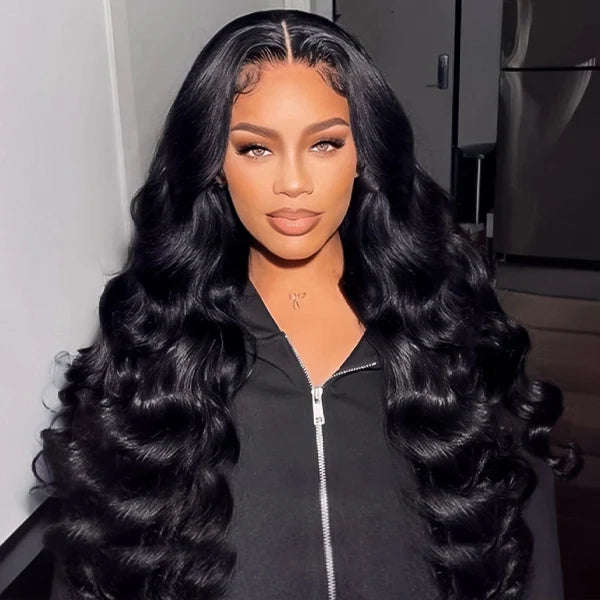 Wear Go Wig Body Wave Hair 13×4 Glueless 13×6 HD Lace Front Wig 180% Density Human Hair Pre Plucked