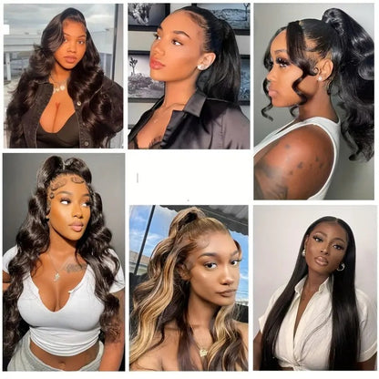 Bye Bye Knots 13x4 HD Lace Closure Put On and Go Body Wave Wig Pre Bleached Invisible Knots Glueless Wig