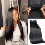 Super Natural Hairline Glueless Wig Silky Straight 13x4 Frontal Lace Ready To Go Human Hair Pre-Cut Lace