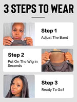 Blonde Highlight Short Layered Bob Wig Wear Go Glueless 13x4 Lace Front Pre-Cut Human Hair Wig