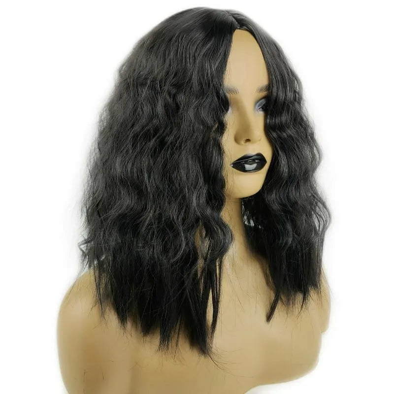 Deep Wave Short Bob Wig Curly Lace Front Wig Glueless 13x4 Human Hair Wear Go Wigs Natural Black