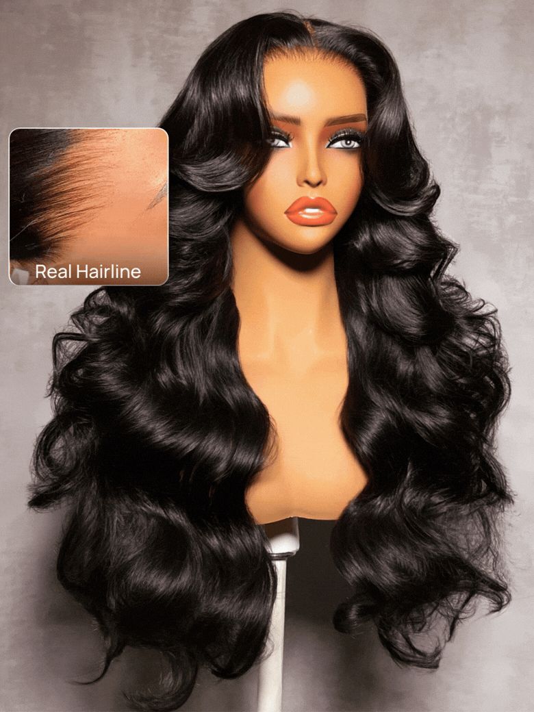 Bye Bye Knots 13x4 HD Lace Closure Put On and Go Body Wave Wig Pre Bleached Invisible Knots Glueless Wig