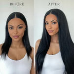 Super Natural Hairline Glueless Wig Silky Straight 13x4 Frontal Lace Ready To Go Human Hair Pre-Cut Lace