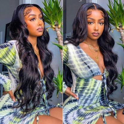 Wear Go Wig Body Wave Hair 13×4 Glueless 13×6 HD Lace Front Wig 180% Density Human Hair Pre Plucked