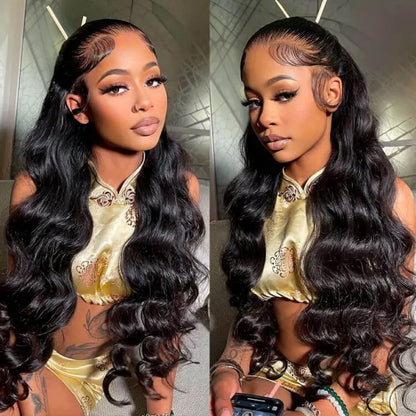 Wear Go Wig Body Wave Hair 13×4 Glueless 13×6 HD Lace Front Wig 180% Density Human Hair Pre Plucked