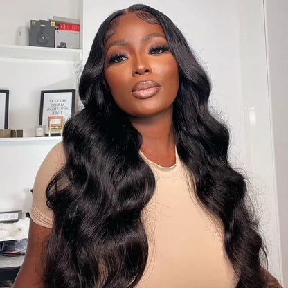 Wear Go Wig Body Wave Hair 13×4 Glueless 13×6 HD Lace Front Wig 180% Density Human Hair Pre Plucked