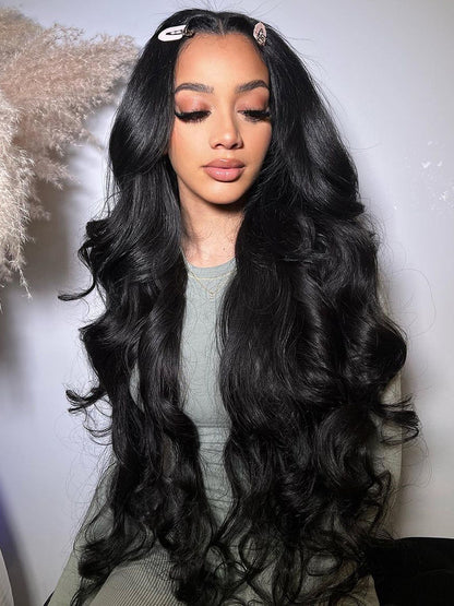 13*4 HD Lace Front Wig Glueless Closure Wig Body Wave 180% Density Human Hair Wigs with Baby Hair