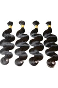 Body Wave Bulk Human Hair Bundles For Boho Braiding Natural Black