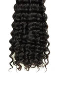 Human Boho Braiding Hair Deep Wave Double Drawn Spanish Curly Bulk Hair Extensions