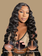 13x4 Pre Everything Crimps Curl Crimped Deep Waves High-volume Look Lace Frontal Wig 150% Density Beginner Friendly