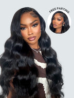 Wear Go Wig Body Wave Hair 13×4 Glueless 13×6 HD Lace Front Wig 180% Density Human Hair Pre Plucked