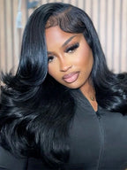 Pre Styled Efortless Chic Layer 7x5 Pre Cut Lace Frontal Wig 200% Density Face Framing Peacock Curls Glueless Ready To Wear Wig
