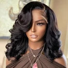 Body Wave 13x4 HD Lace Front Wigs Human Hair Glueless Bob Wigs Pre Plucked Natural Hairline Short Frontal Wig