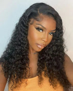 Water Wave HD Lace Front Wig Wear Go Glueless 5x5 Closure Pre-Cut Human Hair Transparent Lace Wigs