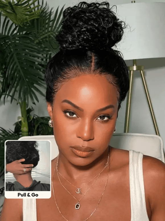 13x4 Pre Everything Crimps Curl Crimped Deep Waves High-volume Look Lace Frontal Wig 150% Density Beginner Friendly
